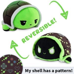 TeeTurtle Reversible Turtle Plushie (Video Games Shell)